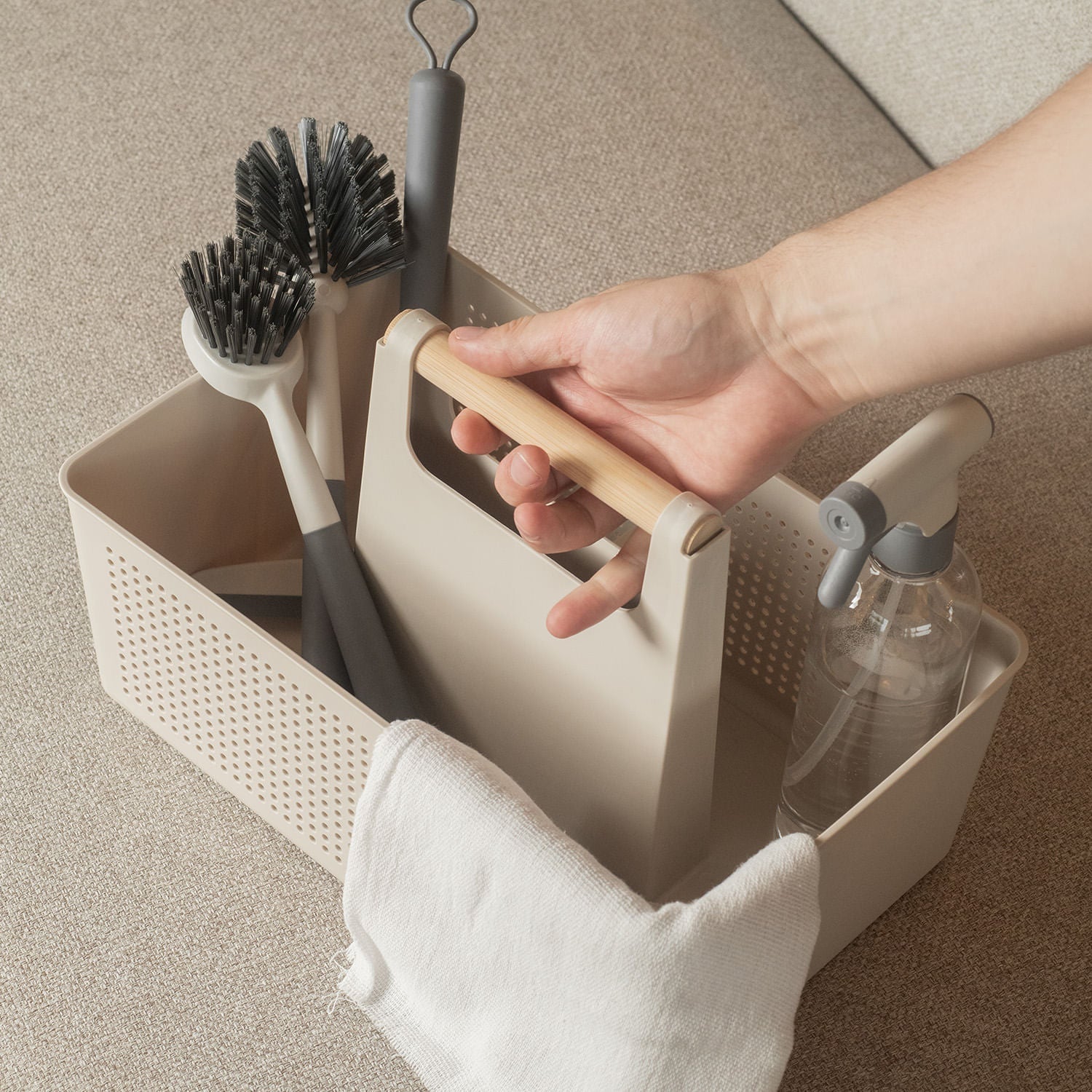 Kit de Lavanderia Ou 4 Peças Linha Flow