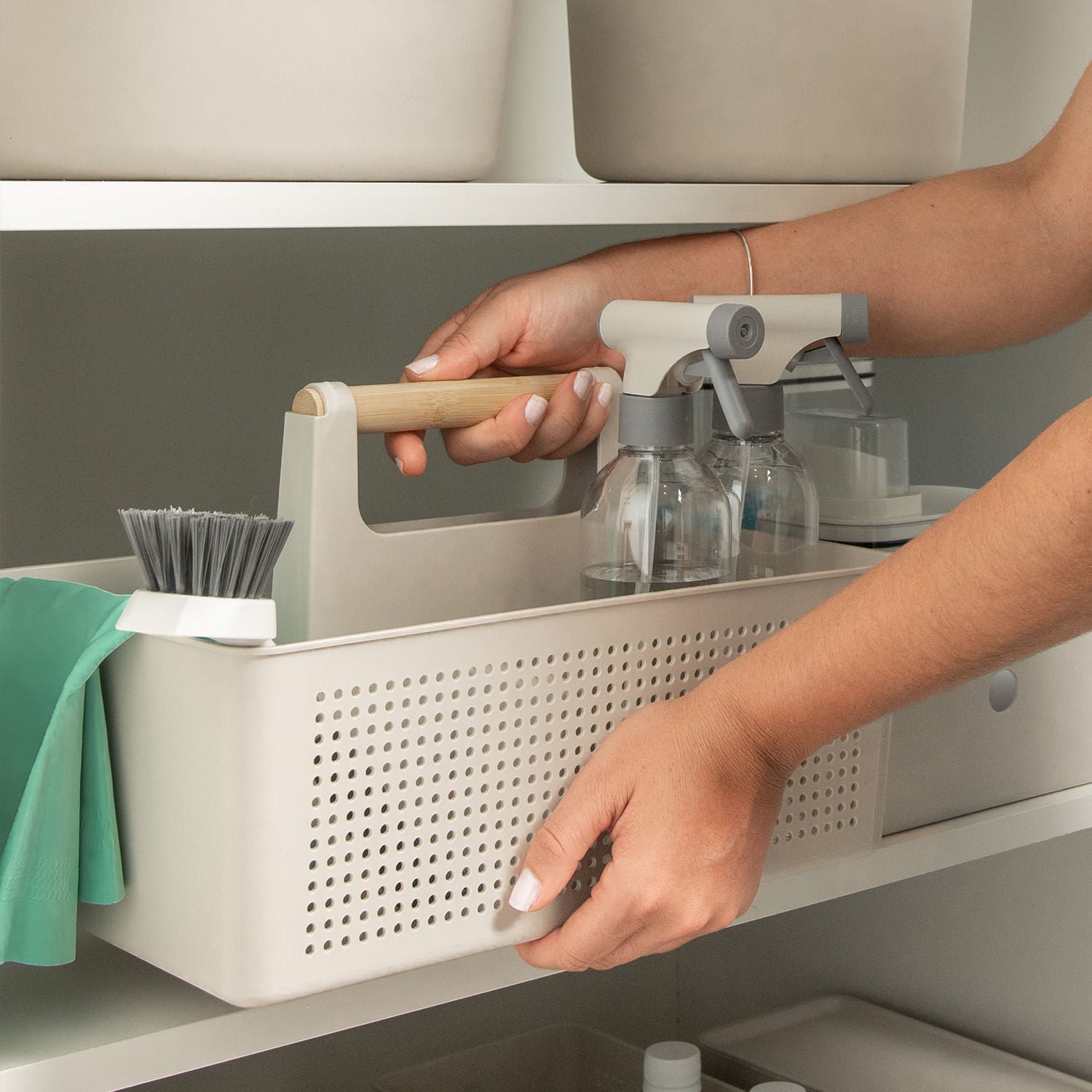 Kit de Lavanderia Ou 4 Peças Linha Flow