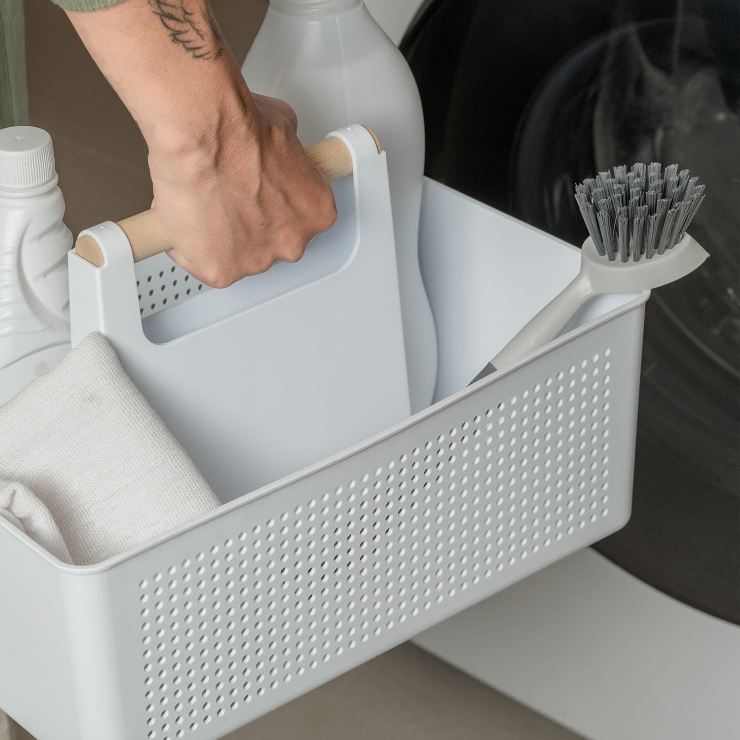 Kit de Lavanderia Ou 4 Peças Linha Flow