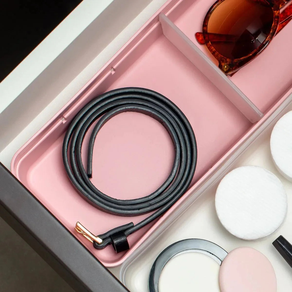 Kit de organizador de gavetas com 2 divisórias Ou 3 peças Linha Logic