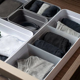 Kit de organizador de gavetas com 2 divisórias Ou 3 peças Linha Logic