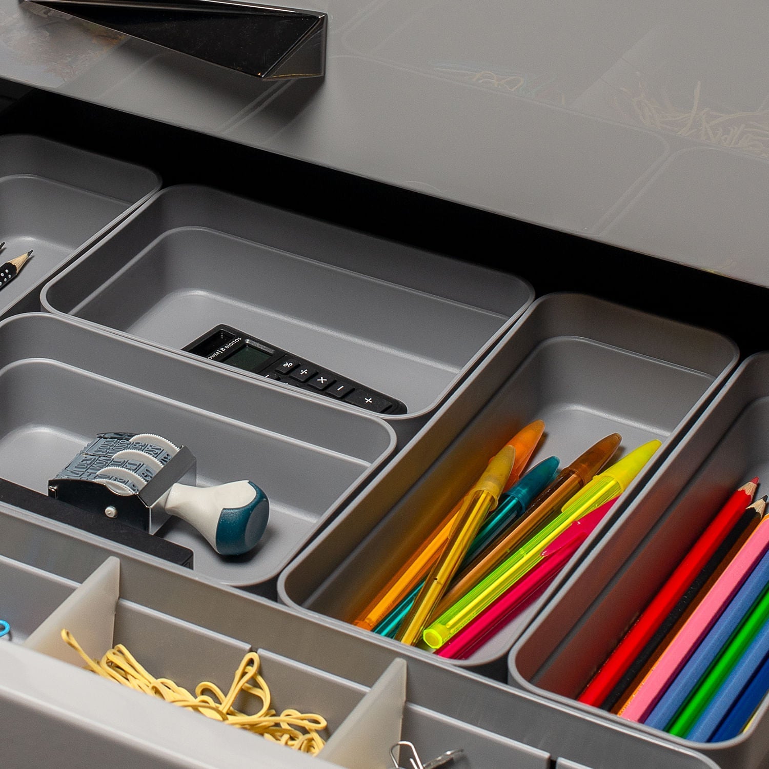 Kit de Organizador de Gavetas Ou 4 Peças Linha Logic