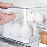 Kit de organizadores de geladeira Ou 3 peças 30x15x13 Linha Clear Fresh