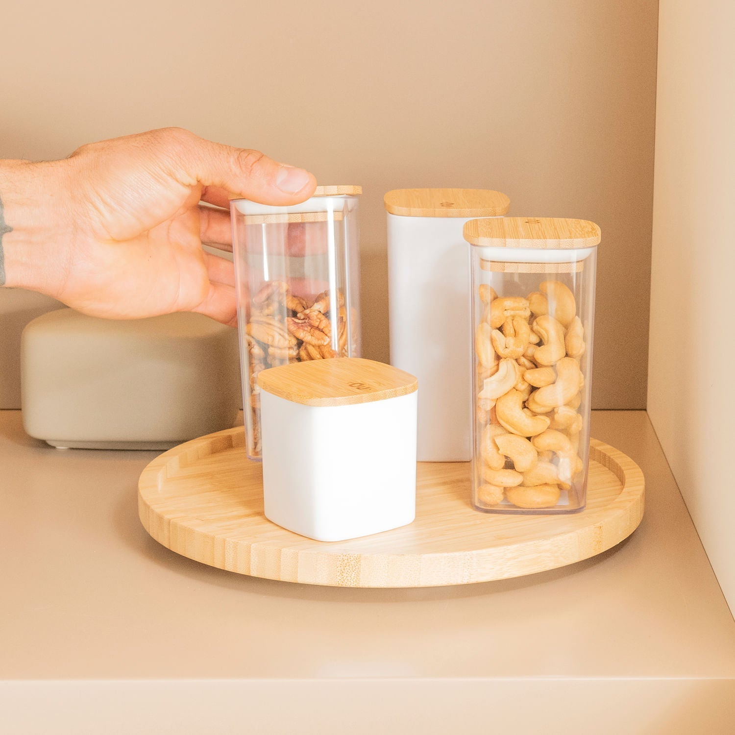 Kit de potes herméticos Ou 6 peças Linha Keep