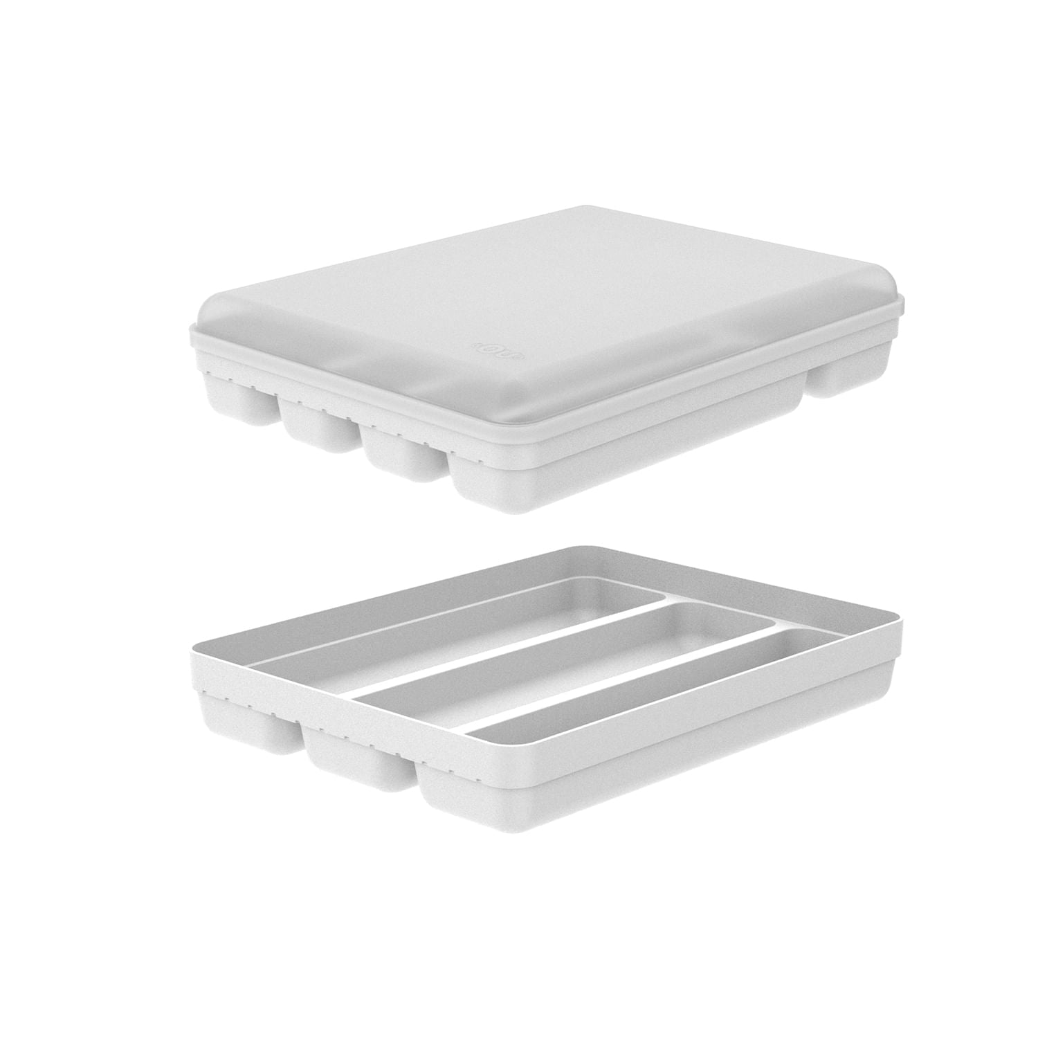 Kit de talheres com tampa e utensílios Ou 2 peças Linha Logic