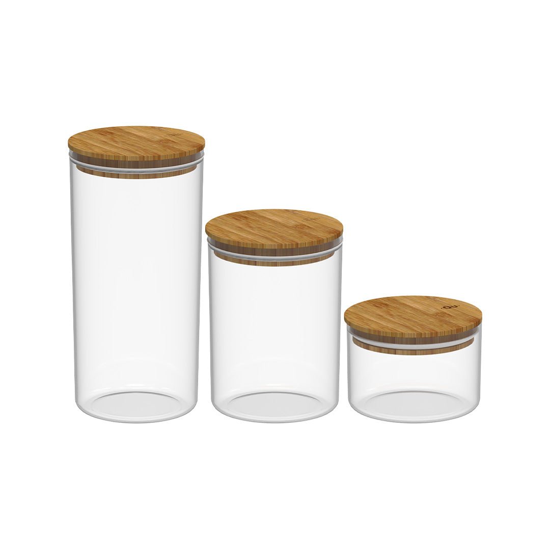 Kit Pote Hermético Ou Redondo 3 peças Linha Keep