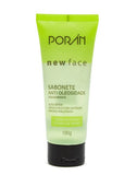 Kit Skincare Porán New Face Anti Oleosidade  Ácido Salicílico + Extrato de Pepino  Controle de Oleosidade  Efeito Detox