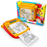 Mesinha Para Pintura Tablet Color De Brinquedo Com Lápis De Cor U / LARANJA