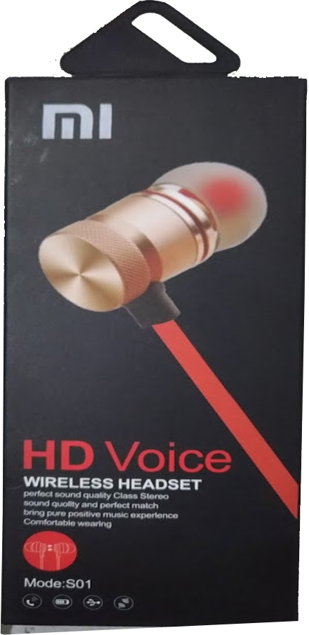 Fone de Ouvido Headset Xiaomi Mi-8 Wireless Sports Com Cabo V8 Turbo