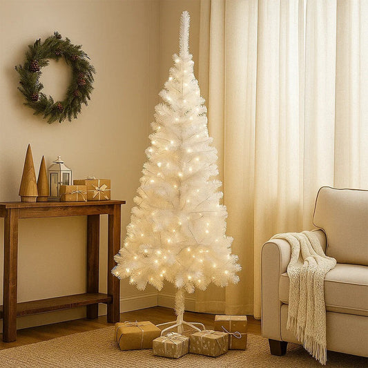 Árvore De Natal 150 Cm Selenita Branca Com 200 Galhos U / UNICA