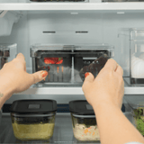 Organizador com cesto duplo Ou 2,2L Linha Clear Fresh