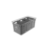 Organizador com cesto triplo Ou 5L Linha Clear Fresh