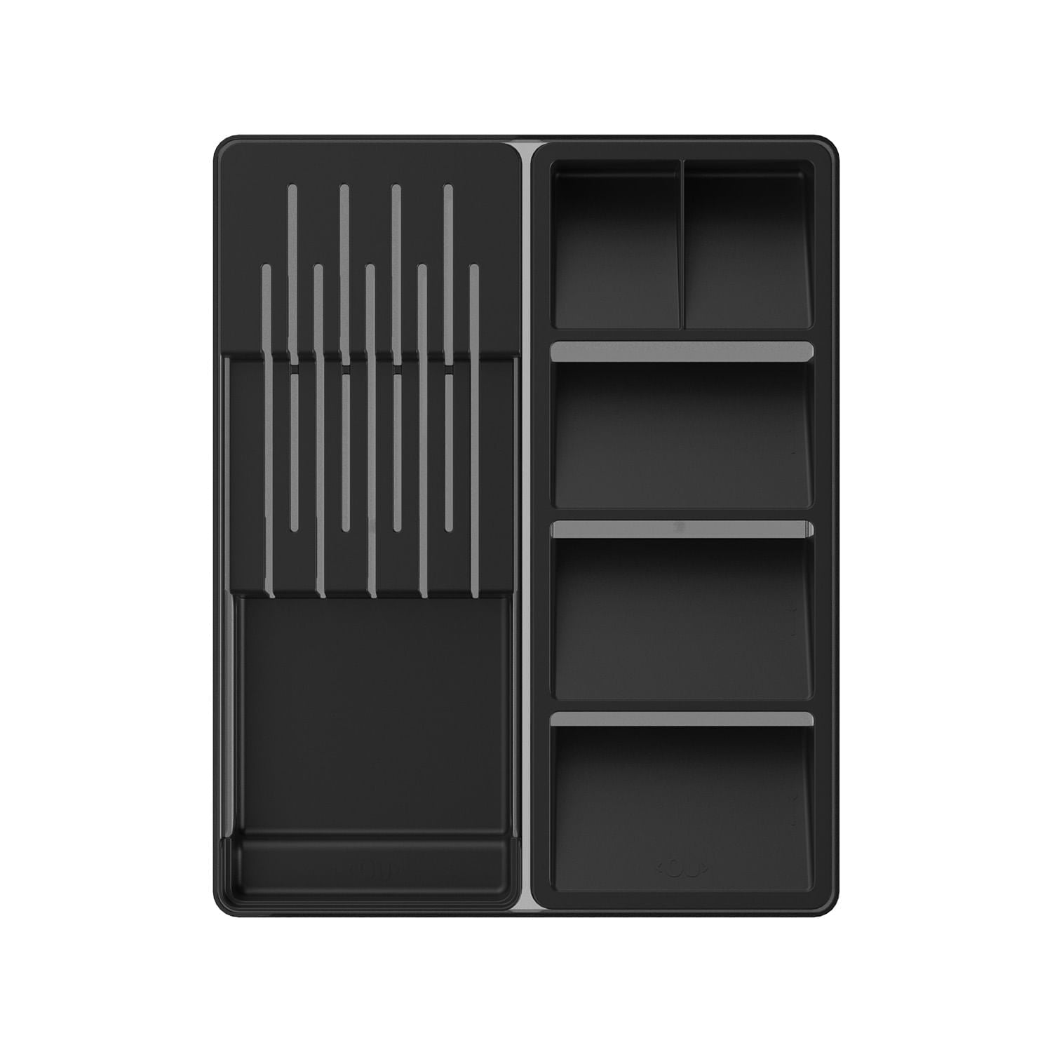 Organizador de facas e talheres Ou Linha Clear Gavetas