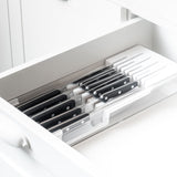 Organizador de facas Ou Linha Clear Gavetas