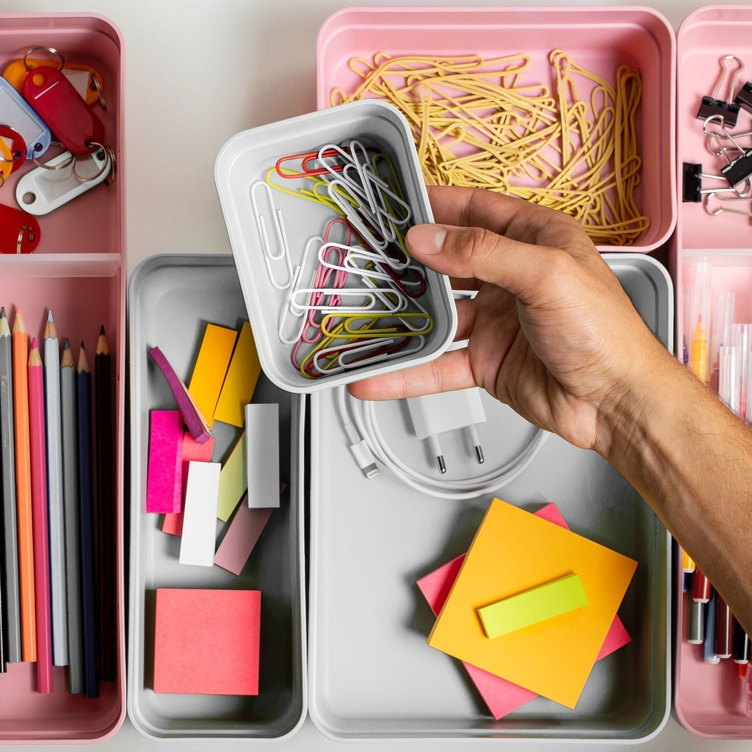 Organizador de gaveta Mini Ou 11,5x8x5,5 Linha Logic