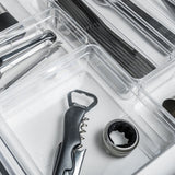 Organizador de gavetas  Ou 15 x 15 x 5,6 Linha Clear Gavetas