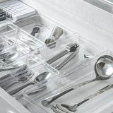 Organizador de gavetas Ou 22,5 x 15 x 5,6 Linha Clear Gavetas