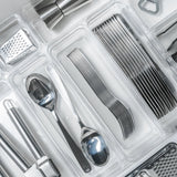 Organizador de gavetas Ou 22,5 x 7,5 x 5,6 Linha Clear Gavetas