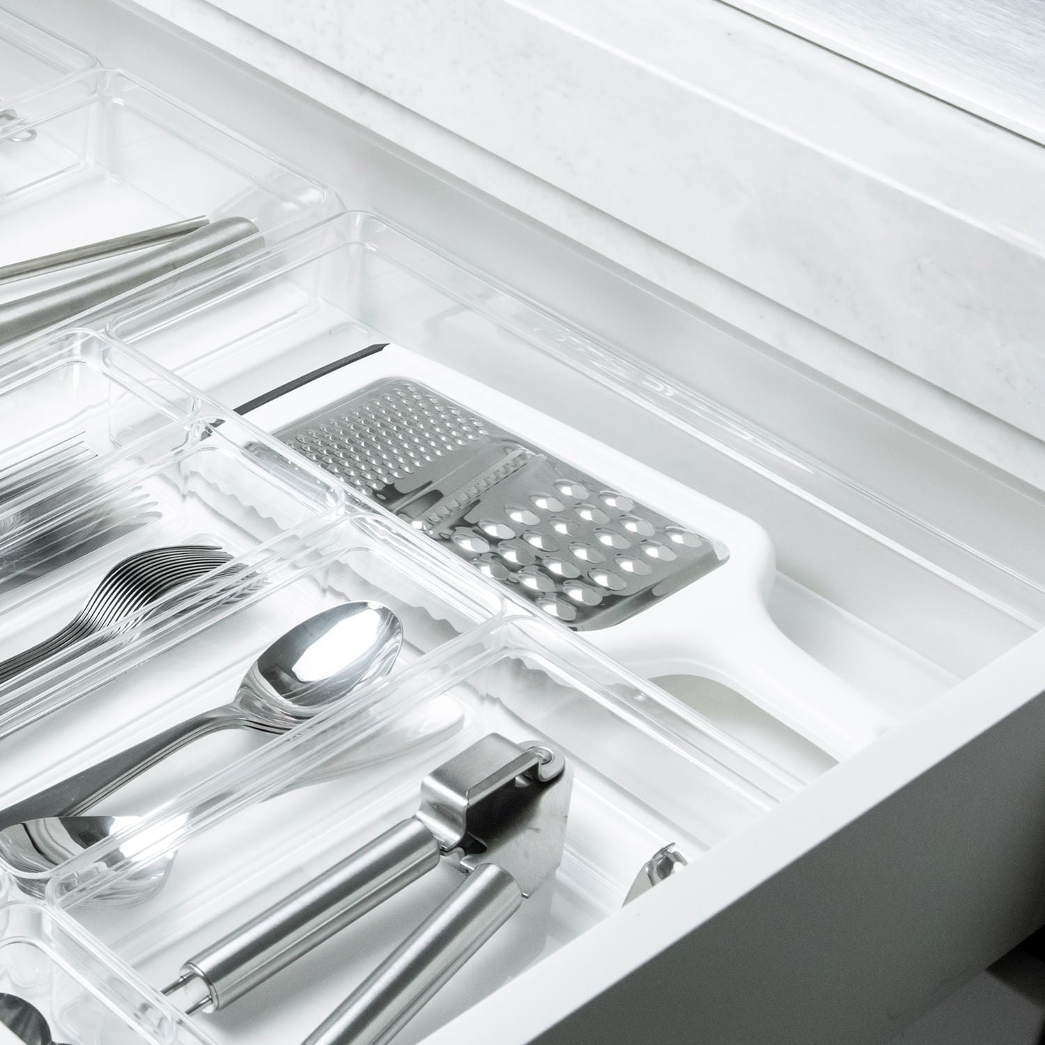 Organizador de gavetas Ou 37,5 x 15 x 5,6 Linha Clear Gavetas