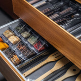 Organizador de gavetas Ou 37,5 x 30 x 5,6 Linha Clear Gavetas