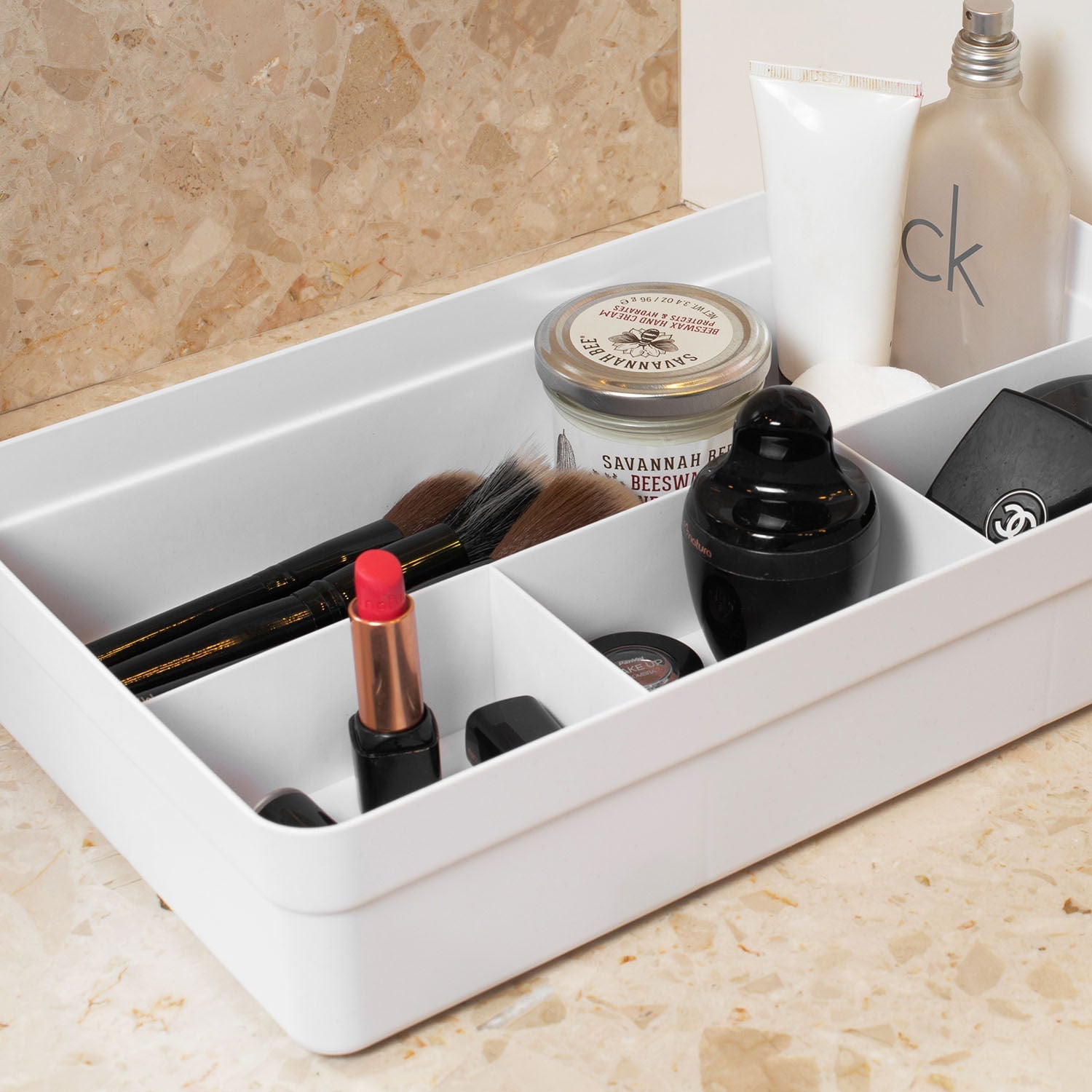 Organizador de gavetas Ou 4 divisórias Linha Logic