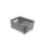 Organizador de geladeira com cesto Ou 2,2L Linha Clear Fresh