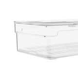 Organizador de geladeira com tampa Ou 2,8L Linha Clear Fresh