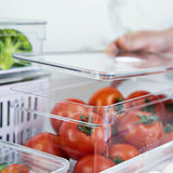 Organizador de geladeira com tampa Ou 5L Linha Clear Fresh