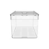 Organizador de geladeira com tampa Ou 5L Linha Clear Fresh