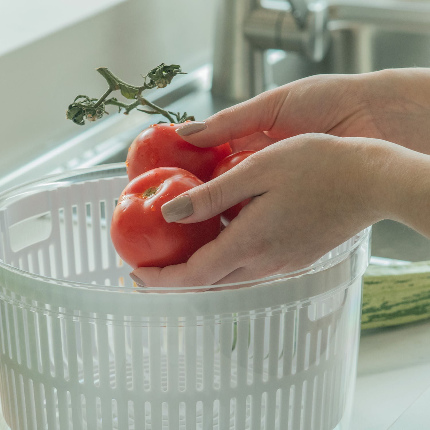 Organizador de geladeira Ou 5,5L Linha Clear Fresh
