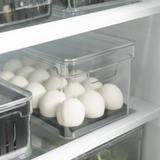 Organizador de ovos com tampa Ou 36un Linha Clear Fresh