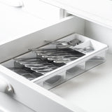 Organizador de talheres Ou Linha Clear Gavetas