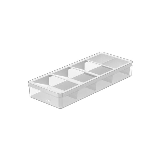 Organizador de talheres Ou Linha Clear Gavetas