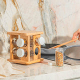 Organizador de temperos giratório Ou 9 peças Linha Keep