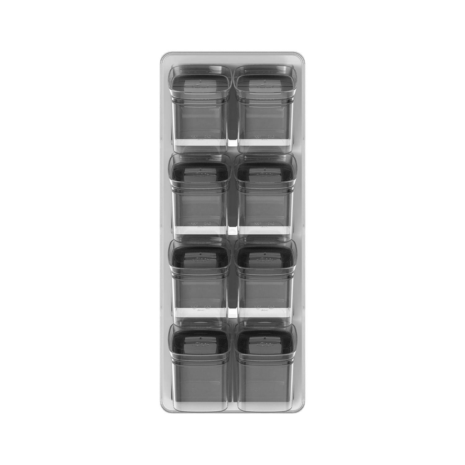 Organizador de temperos Ou 9 peças Linha Clear Gavetas