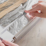 Organizador e cortador de rolos duplo Ou Linha Clear Gavetas