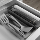 Organizador e cortador de rolos duplo Ou Linha Clear Gavetas