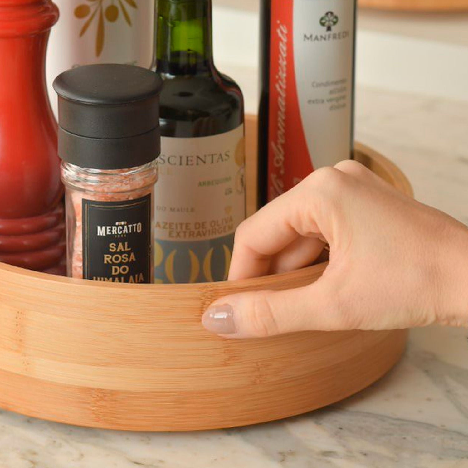 Organizador giratório alto Ou Linha Keep