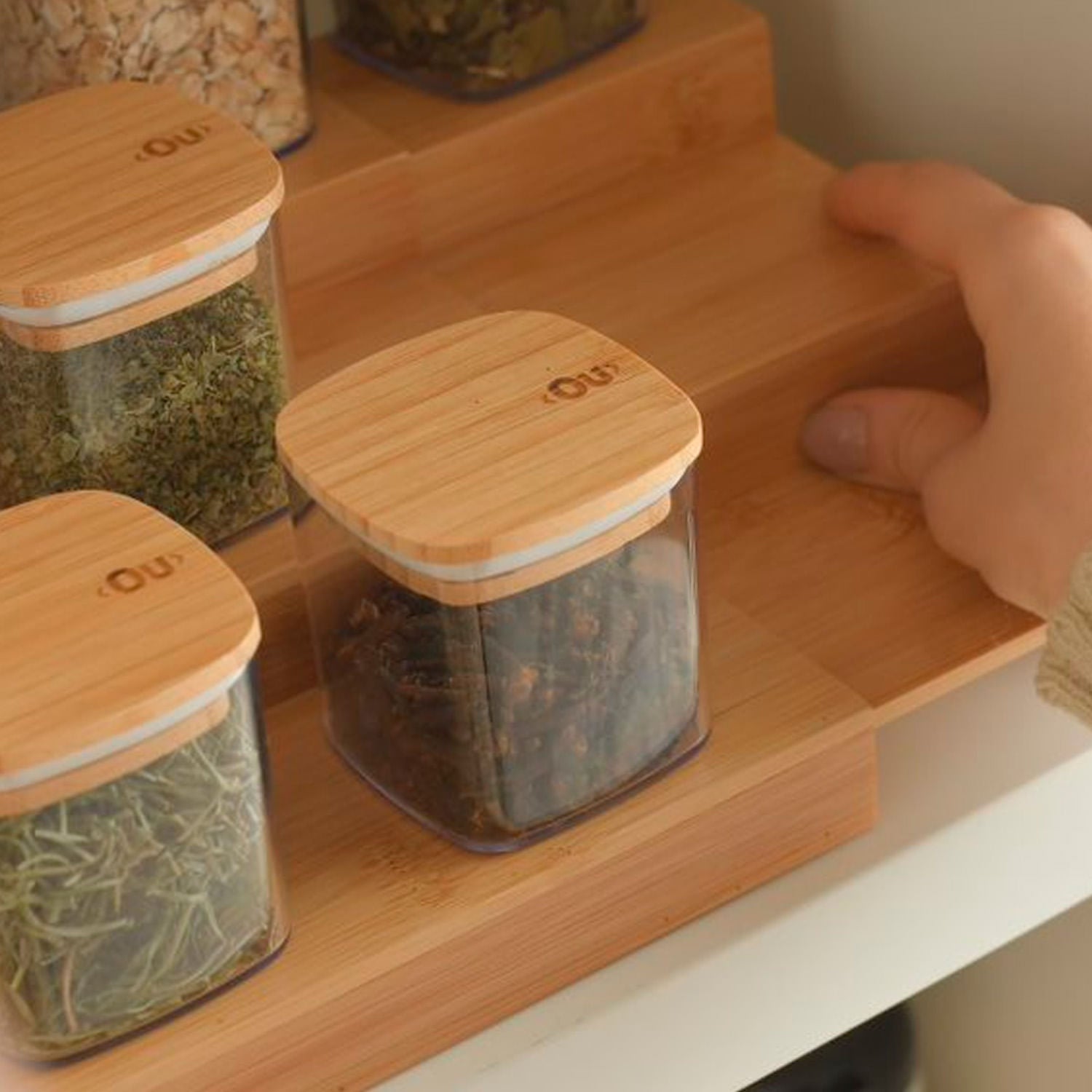 Organizador multinivel extensível Ou Linha Keep