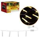 Pisca Pisca Tubo Bolha Branco Quente 30 Lâmpadas LEDs  220v U / UNICA