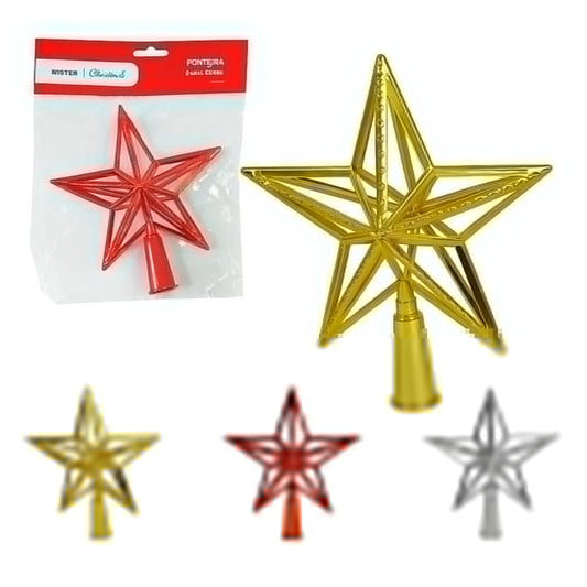 Ponteira Estrela Vazada Enfeite Decorativo Colors U / UNICA