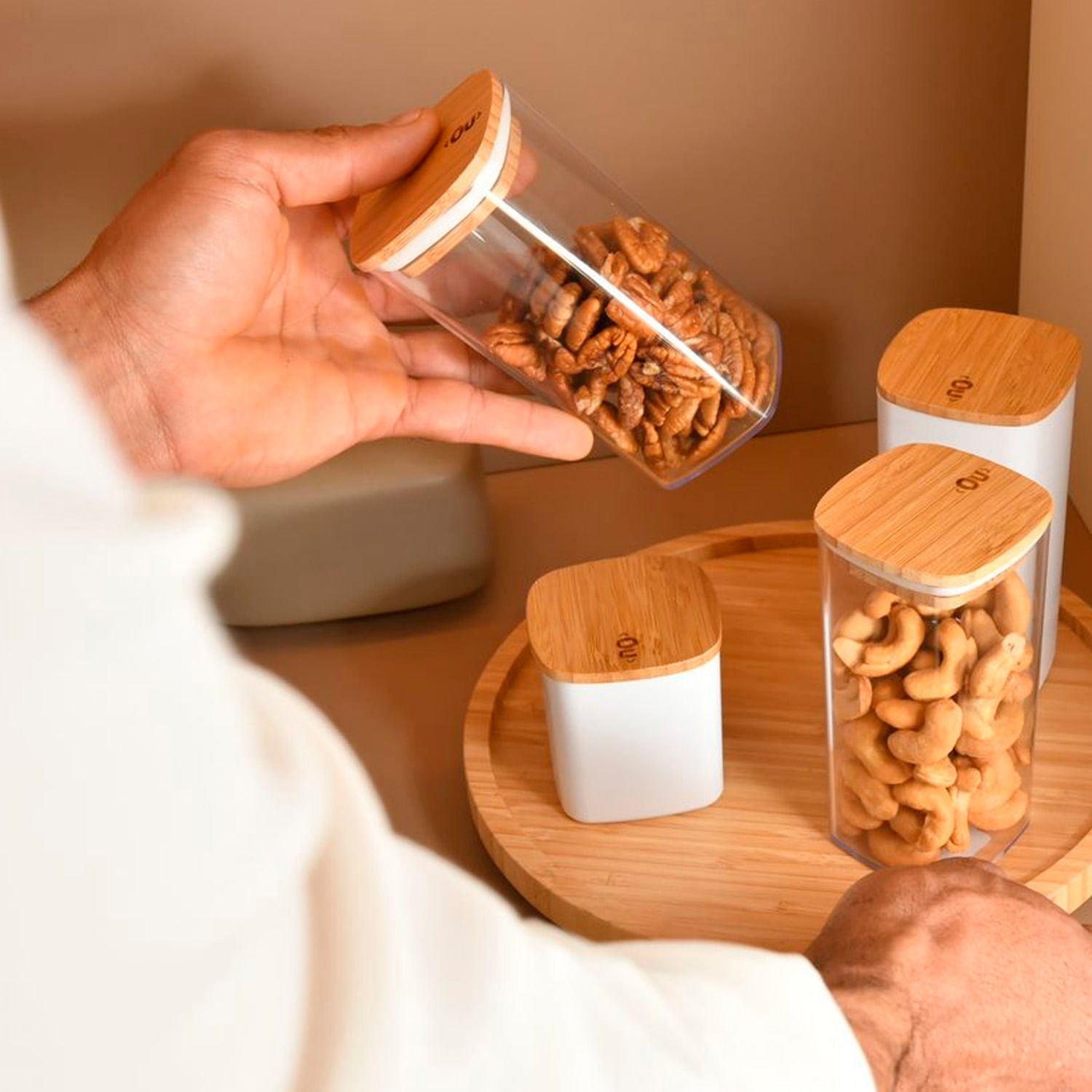 Pote hermético organizador Ou 340ml Linha Keep