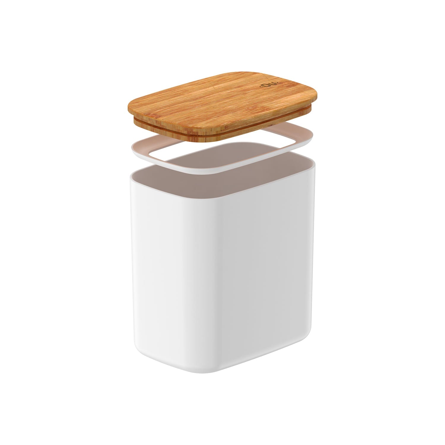 Pote hermético organizador retangular Ou 1,5L Linha Keep