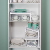 Prateleira organizadora de armários quadrada Ou Linha Level