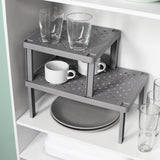 Prateleira organizadora de armários quadrada Ou Linha Level