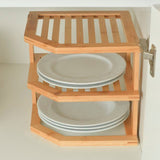 Prateleira organizadora tripla Ou Linha Keep