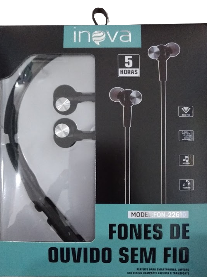 Fone De Ouvido Sem Fio Inova Fon-2261d