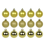 Kit 30 Bolas De Natal Mista 4cm Dourada Decoração Árvore