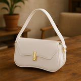 Bolsa Transversal Feminina Meia Lua Marrom