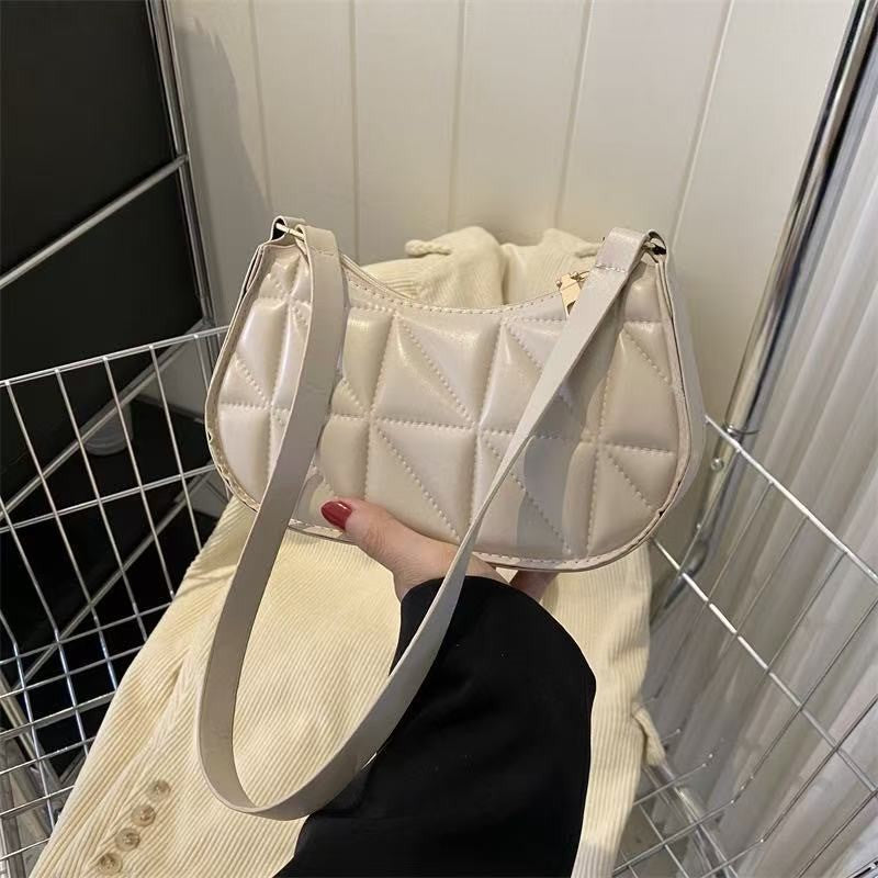 Nova bolsa de ombro casual retrô, tendência da moda, bolsa de axila ming